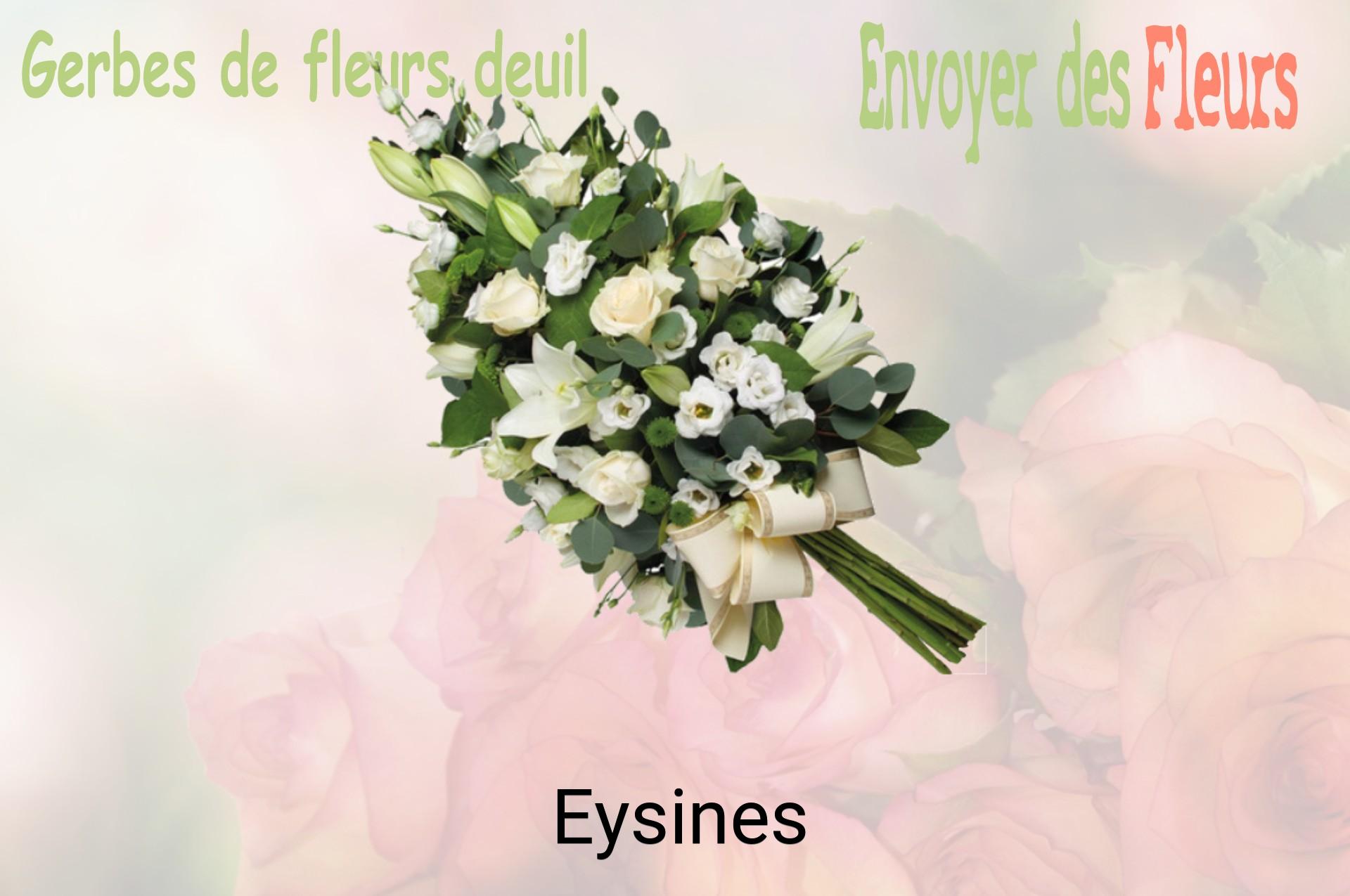 Gerbe de fleurs de deuil livrée à Eysines